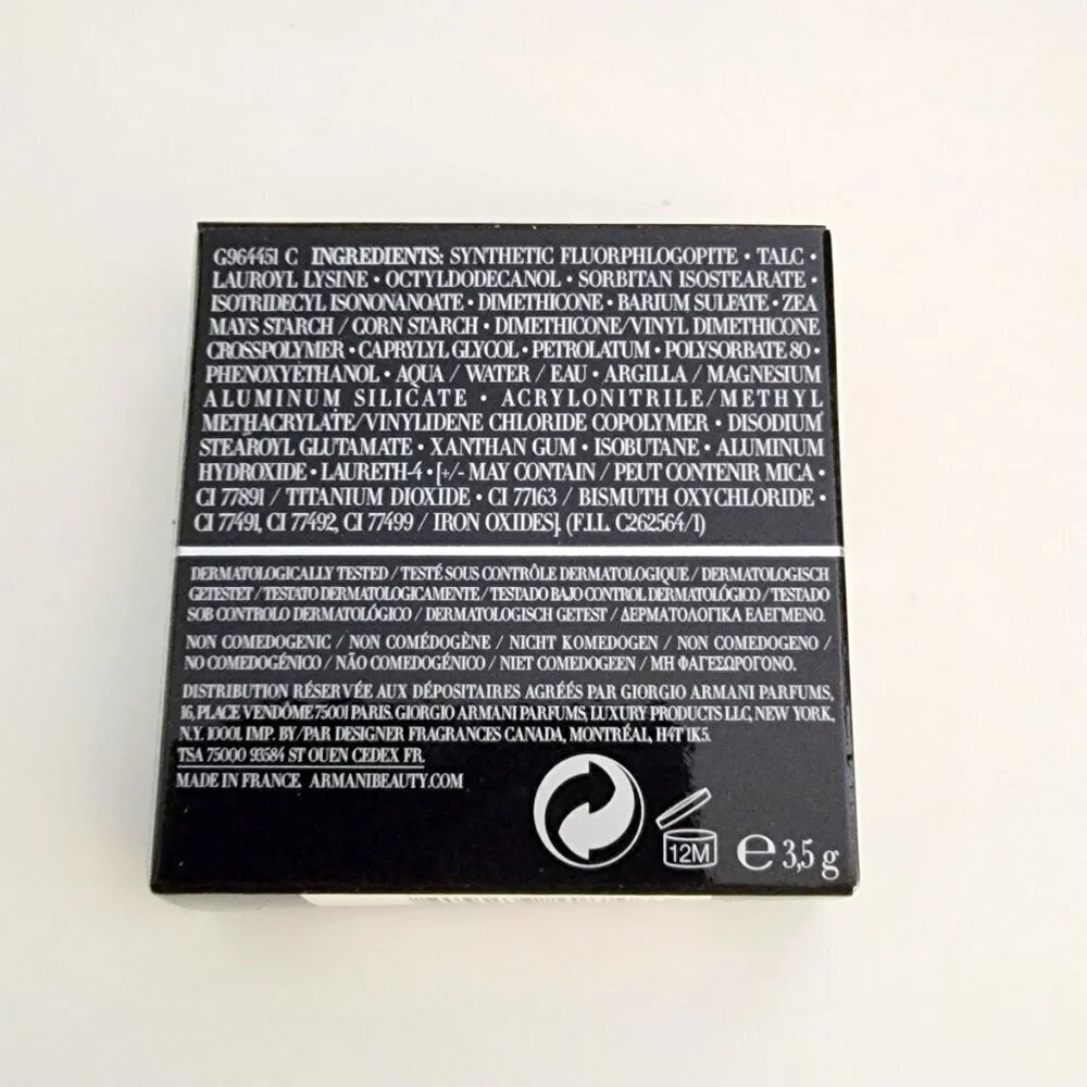 Giorgio Armani Glow Fusion Powder #9 Refill with Brush
